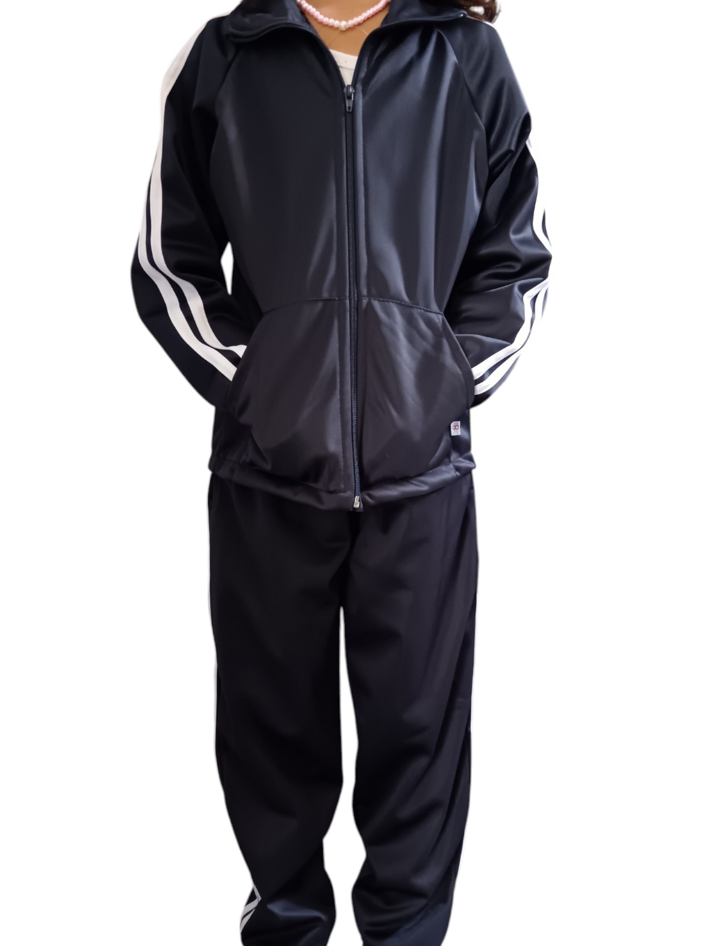Pans deportivo escolar unisex doble raya