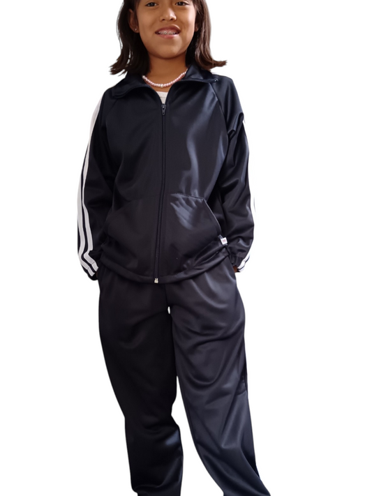 Pans deportivo escolar unisex doble raya